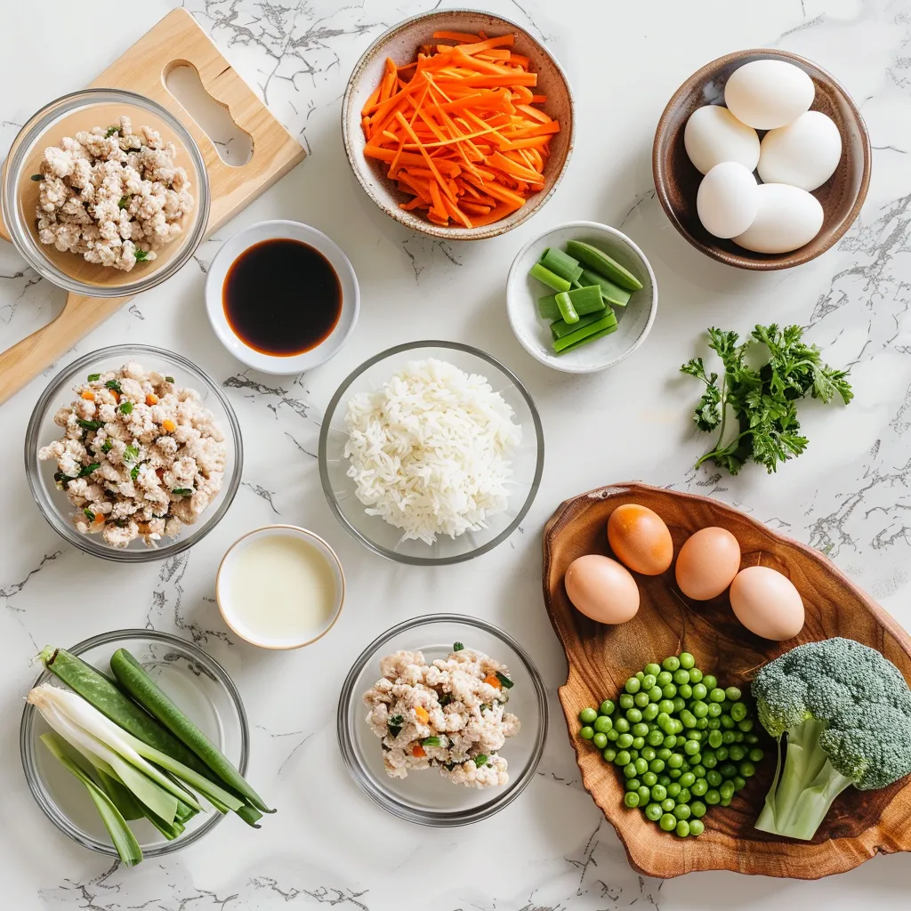 Aromatic Ground Turkey Teriyaki Rice Bowl ingredients