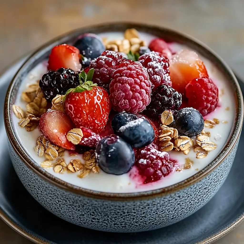 Berry Vanilla Overnight Oats Heavenly