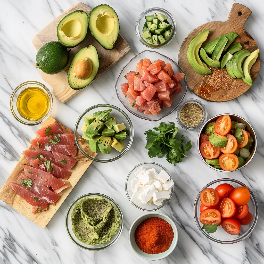 Chasing Memories With Spicy Tuna And Avocado Tostadas Rich ingredients