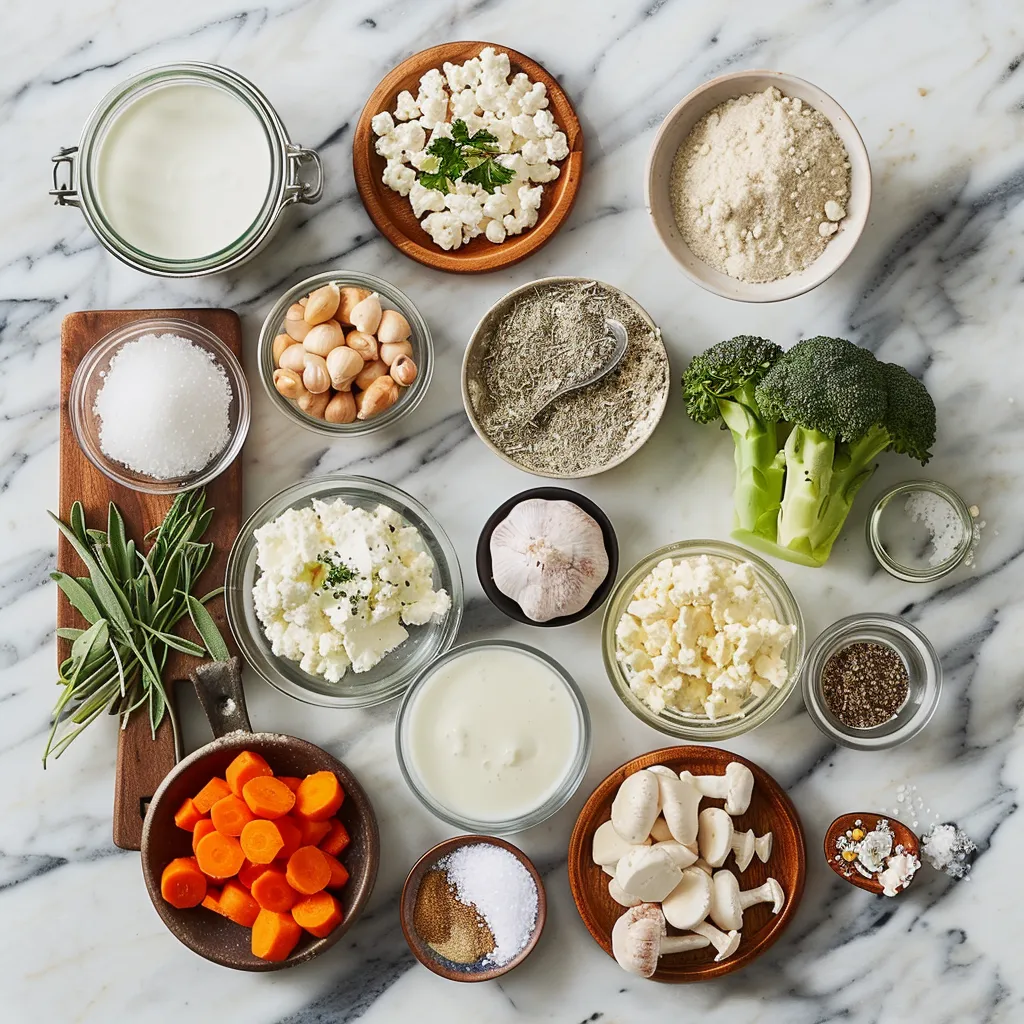 Comforting Turkey Pot Pie Savory ingredients