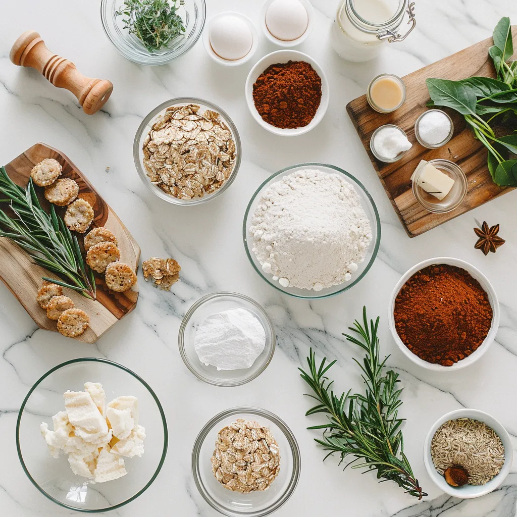 Crispy Simple Spiced Eggnog Oatmeal Cream Pies ingredients