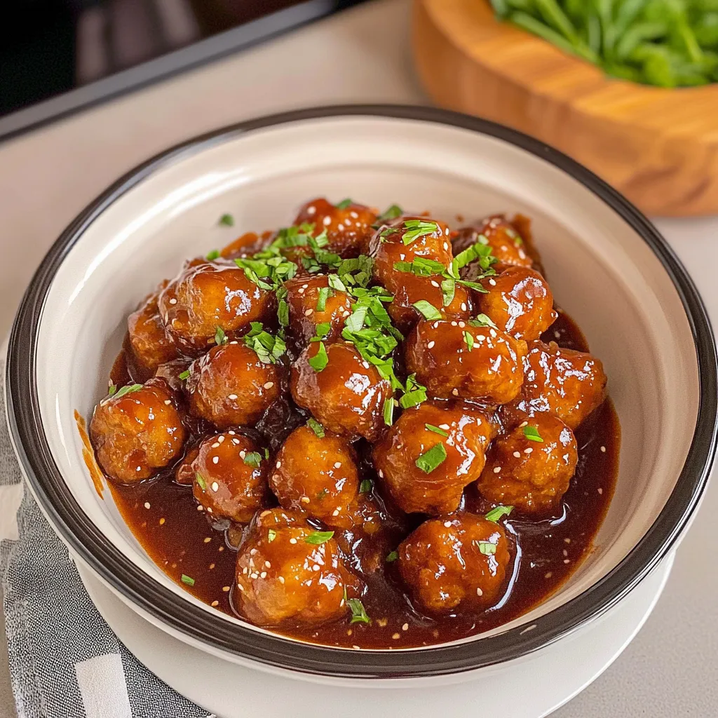 Delectable Crockpot Hawaiian Meatballs