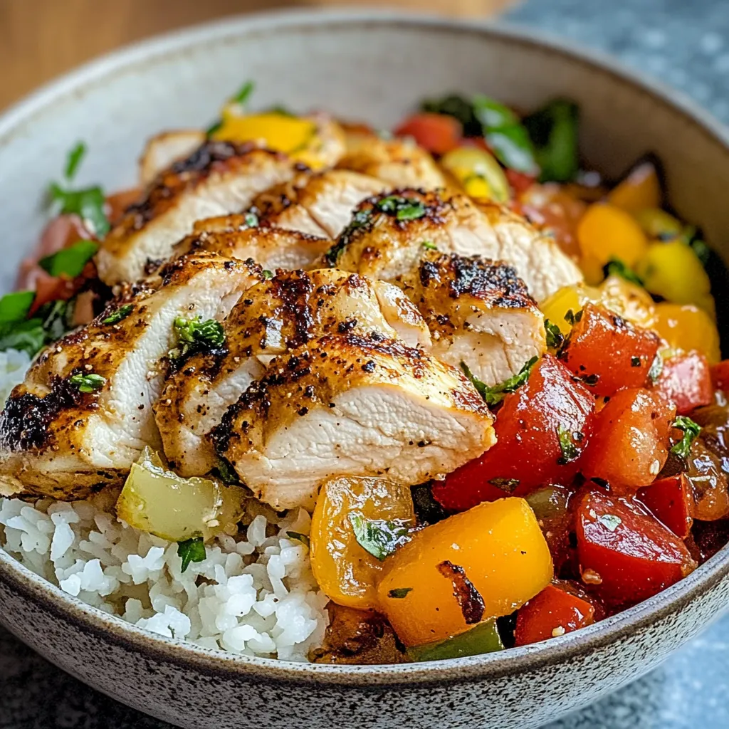 Effortless Healthy Greek Chicken Bowls: A Golden Feast
