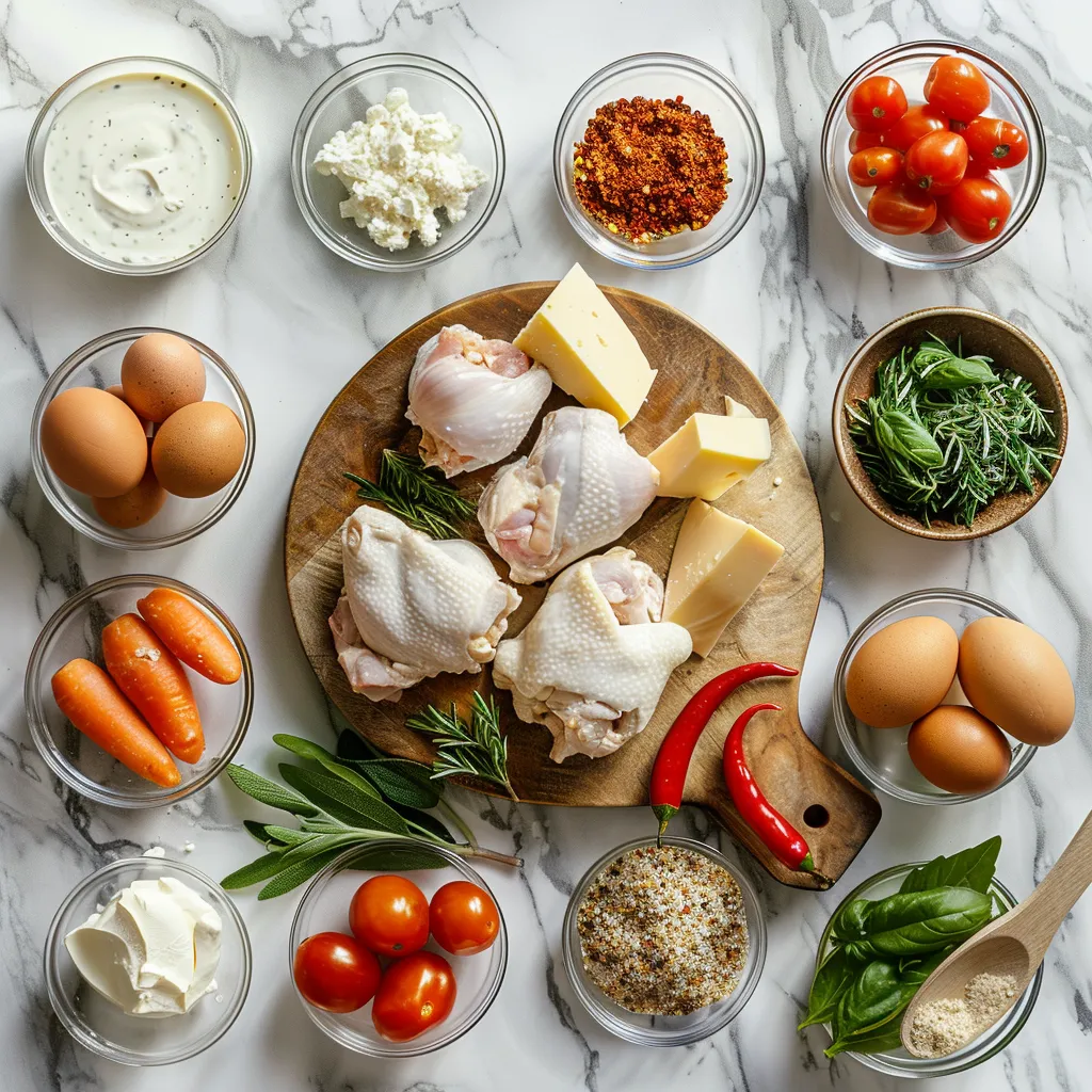 Exquisite Chicken Bake with Greek Yogurt – Comfort Food Bliss ingredients