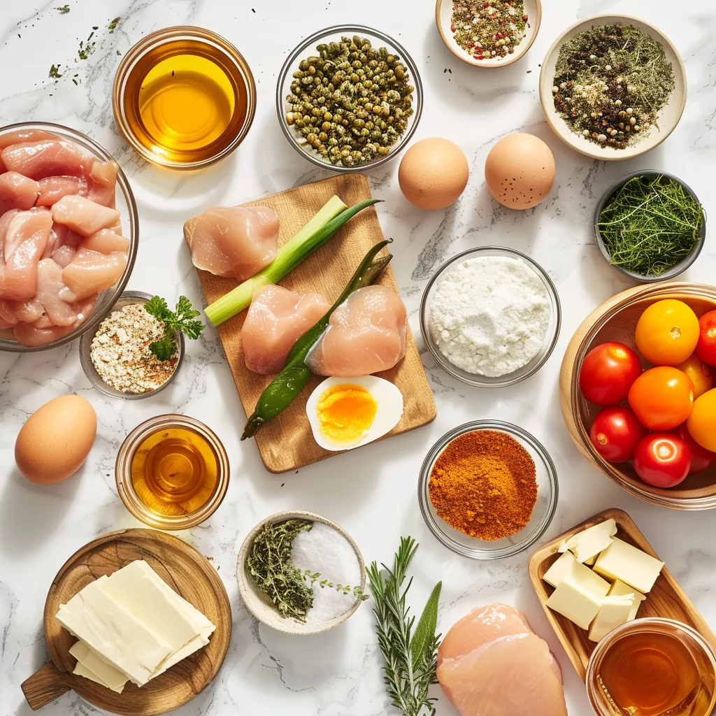 Finest Baked Hot Honey Chicken Yummy ingredients