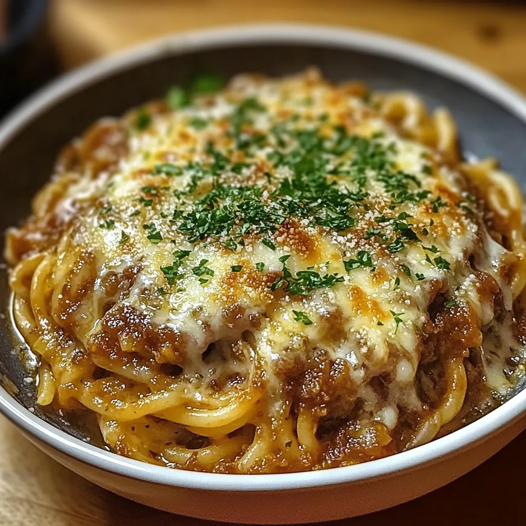 French Onion Soup Pasta Delectable