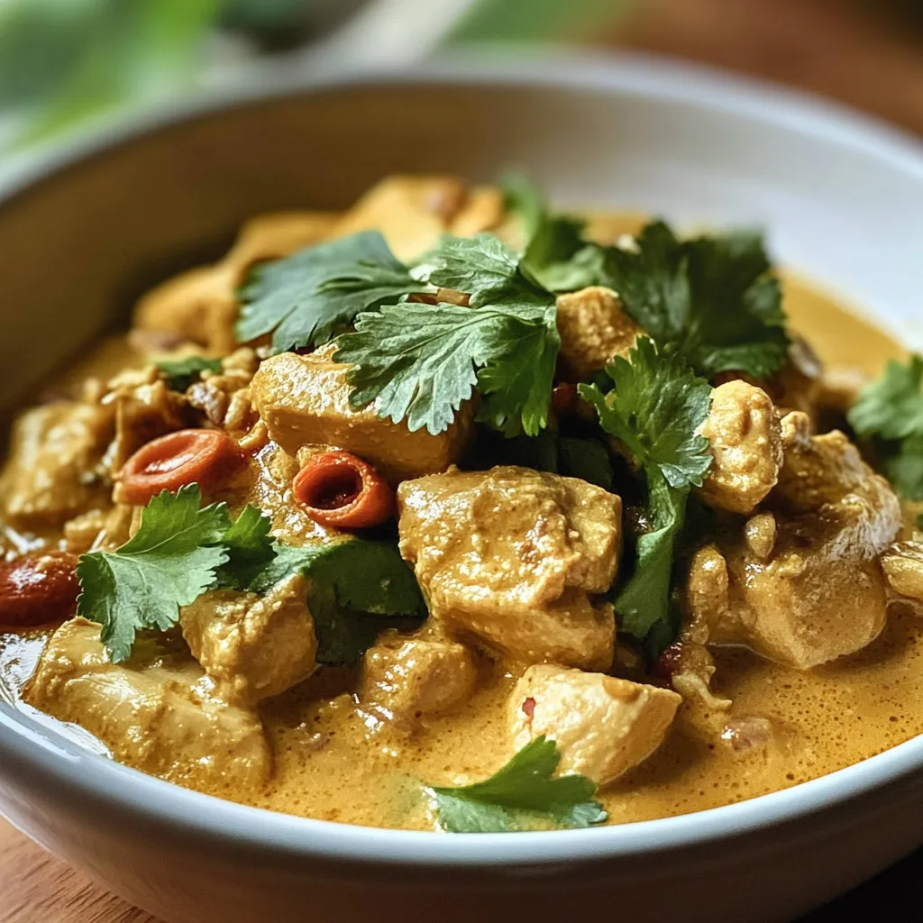 Fresh Chicken Peanut Curry: A Comforting Delight