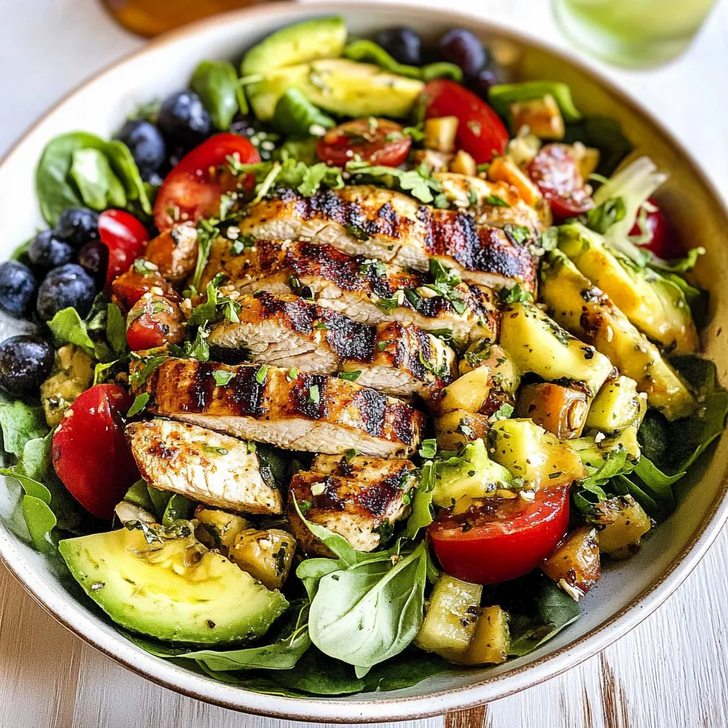 Grilled Chicken Salad Irresistible