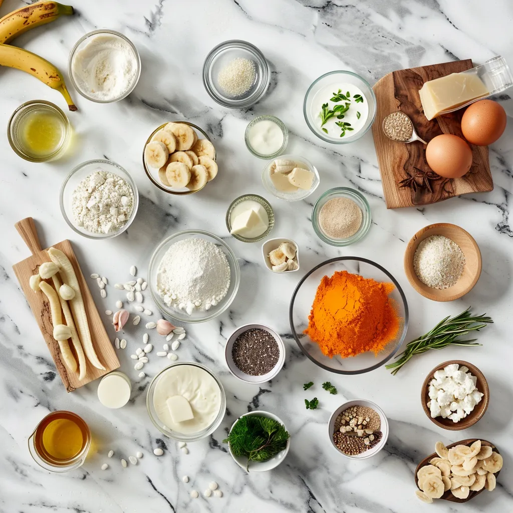 Heavenly Banana Bread Cookies ingredients