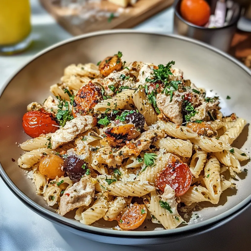Heavenly Greek Chicken Gyro Pasta Recipe for Everyone