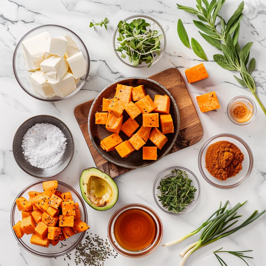 Heavenly Honey Roasted Sweet Potatoes ingredients