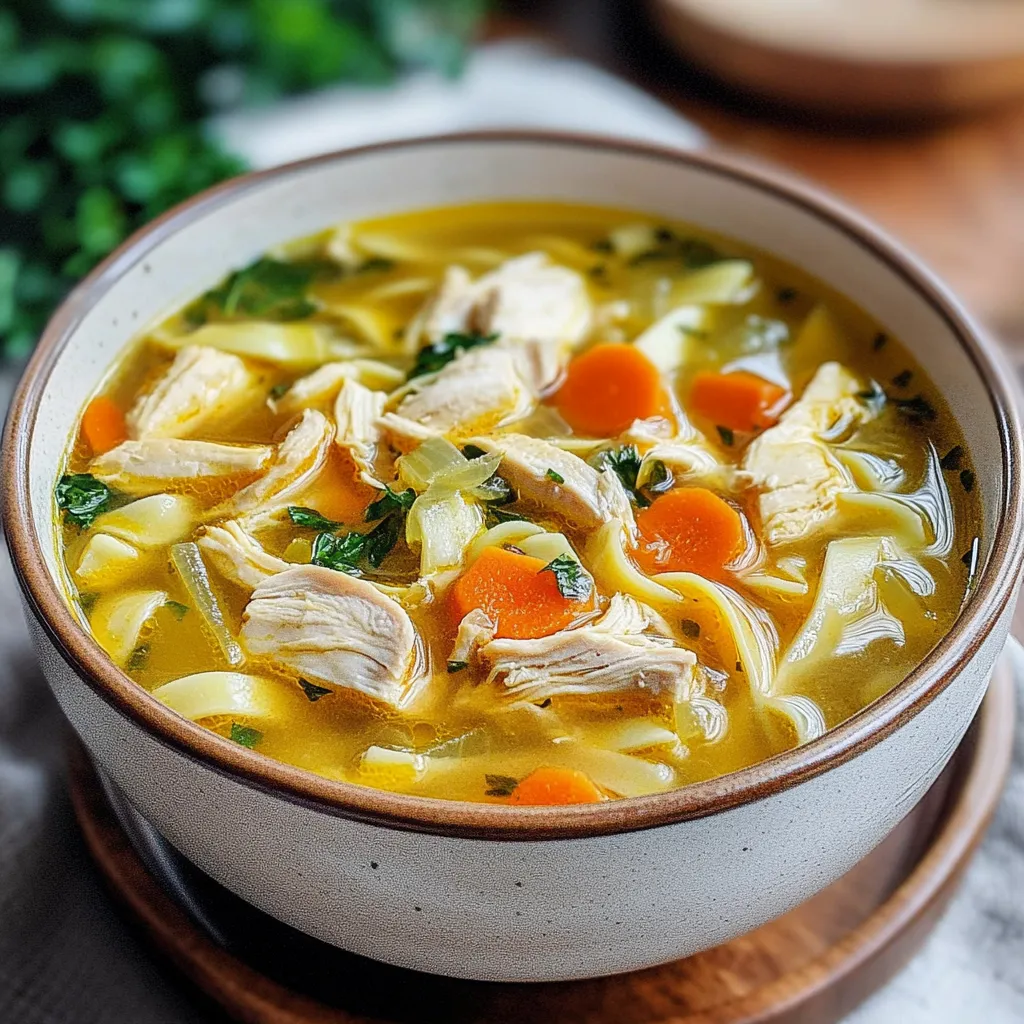 Heavenly Instant Pot Chicken Noodle Soup