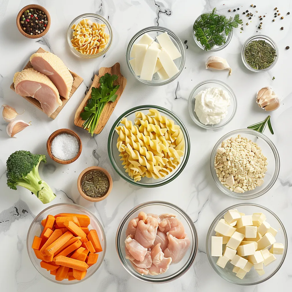 Heavenly Instant Pot Chicken Noodle Soup ingredients
