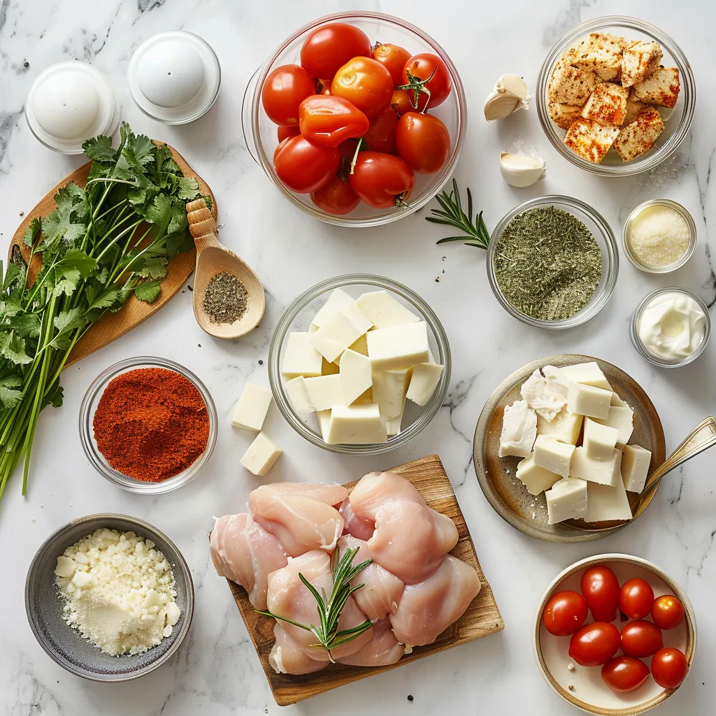 High Protein Chicken Parmesan Casserole Delightful ingredients