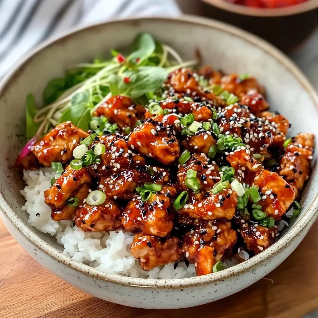 Irresistible Top Protein Firecracker Ground Chicken Bowls