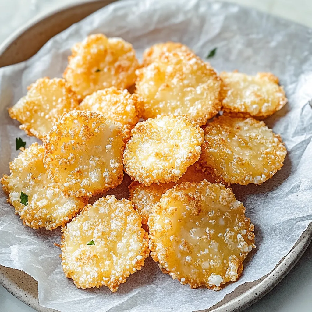 Juicy Parmesan Crisps for Crunchy Snacking Bliss