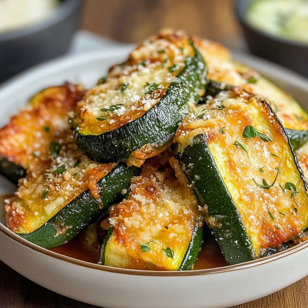 Mouthwatering Air Fryer Zucchini Parmesan