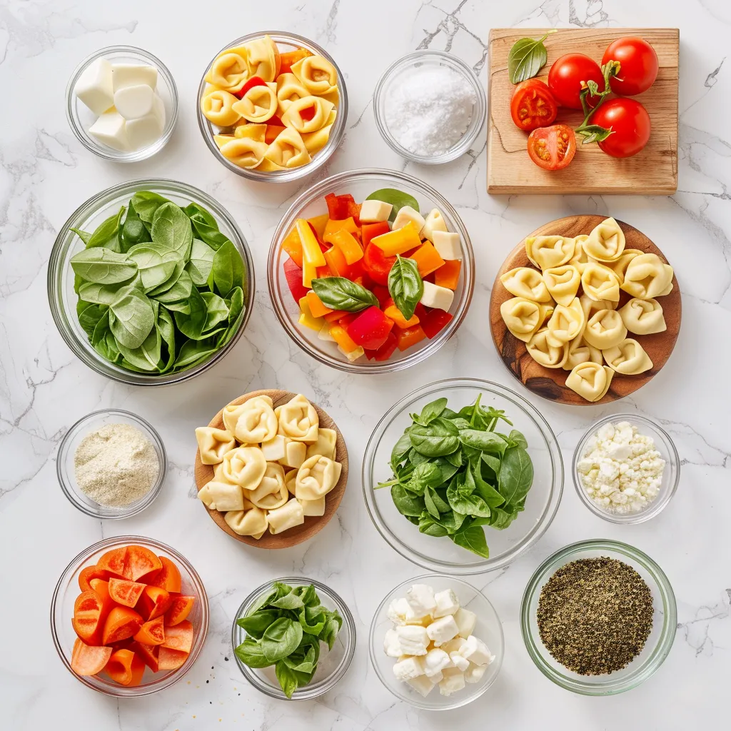 Mouthwatering Rapid And Simple Tortellini Pasta Salad Recipe You’ll Love ingredients