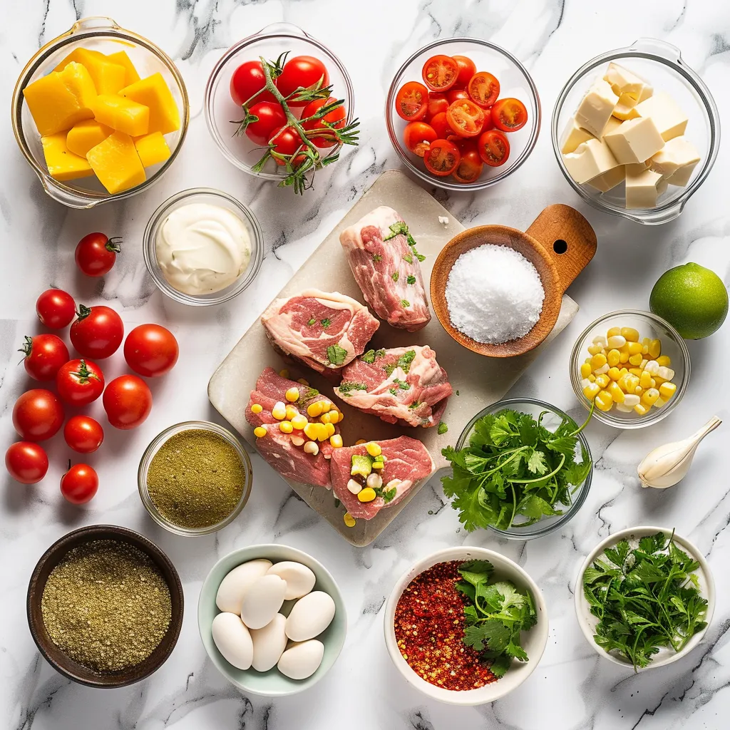 Pork Tenderloin Tacos with Corn Salsa Mouthwatering ingredients