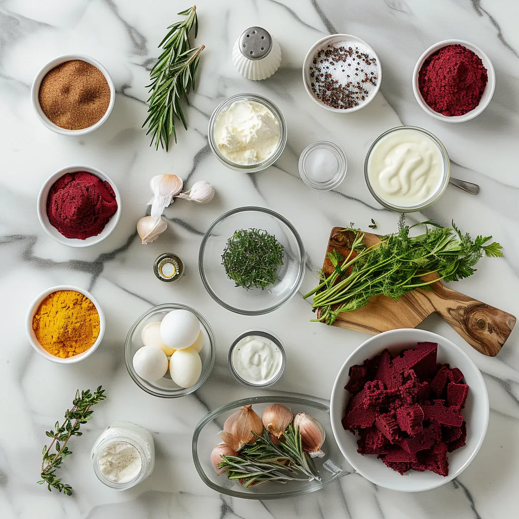 Red Velvet Cheesecake ingredients