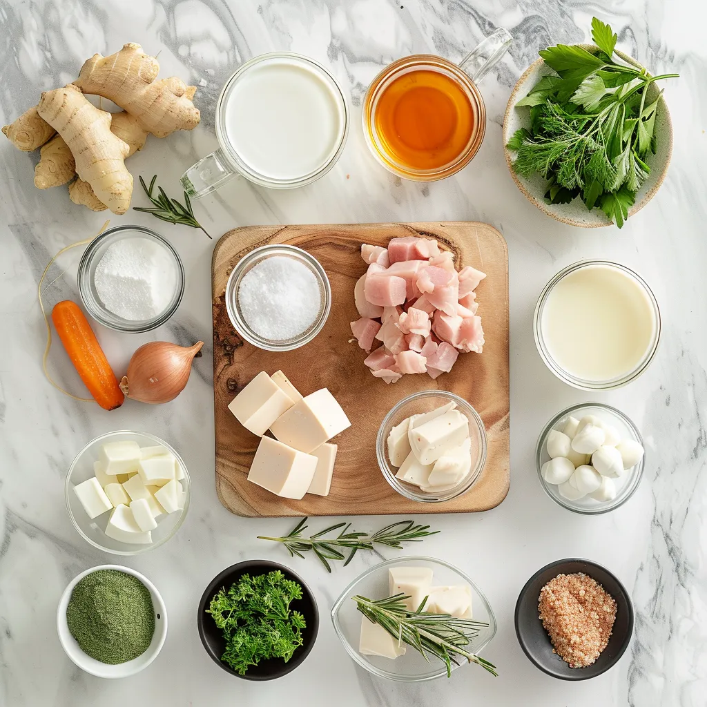 Rich Ground Turkey Stroganoff ingredients