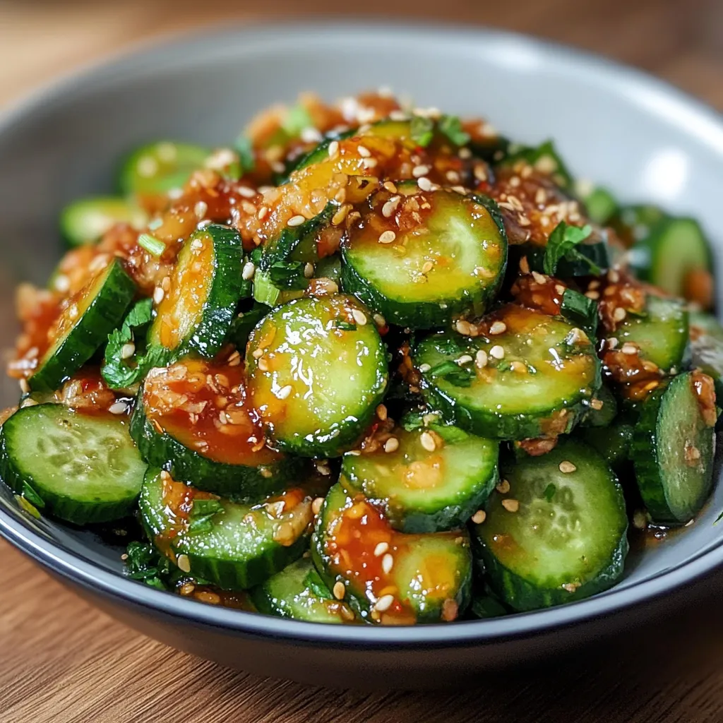 Rich Simple Asian Cucumber Salad