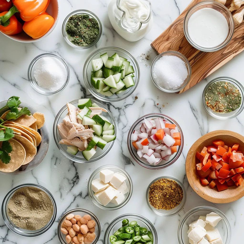 Scrumptious Chicken Street Tacos ingredients