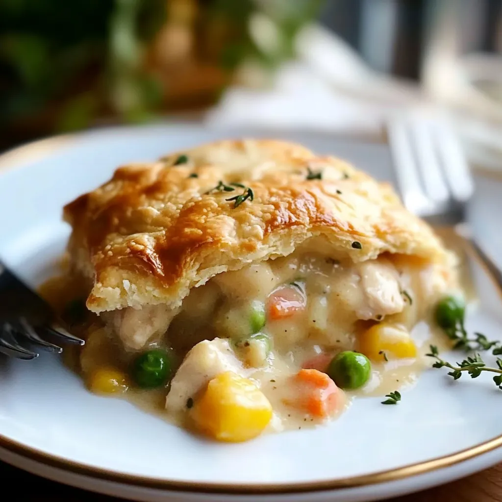 Scrumptious Effortless Chicken Pot Pie Cobbler