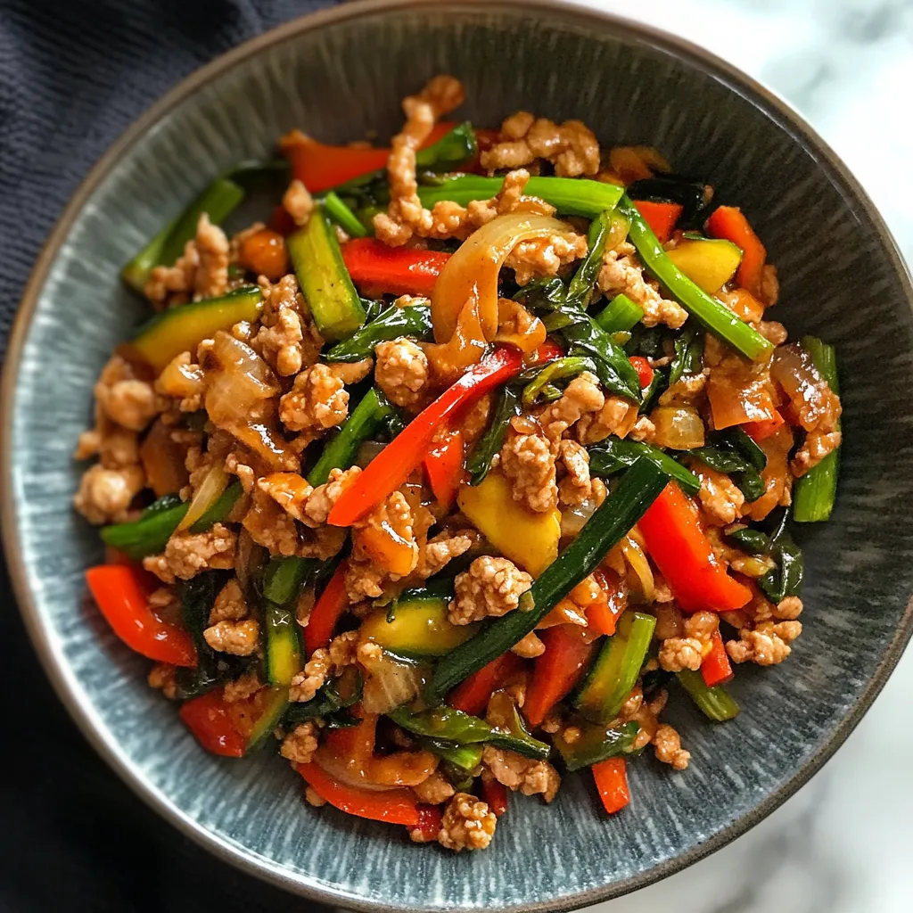 Simple Ground Turkey and Veggie Stir Fry Fresh