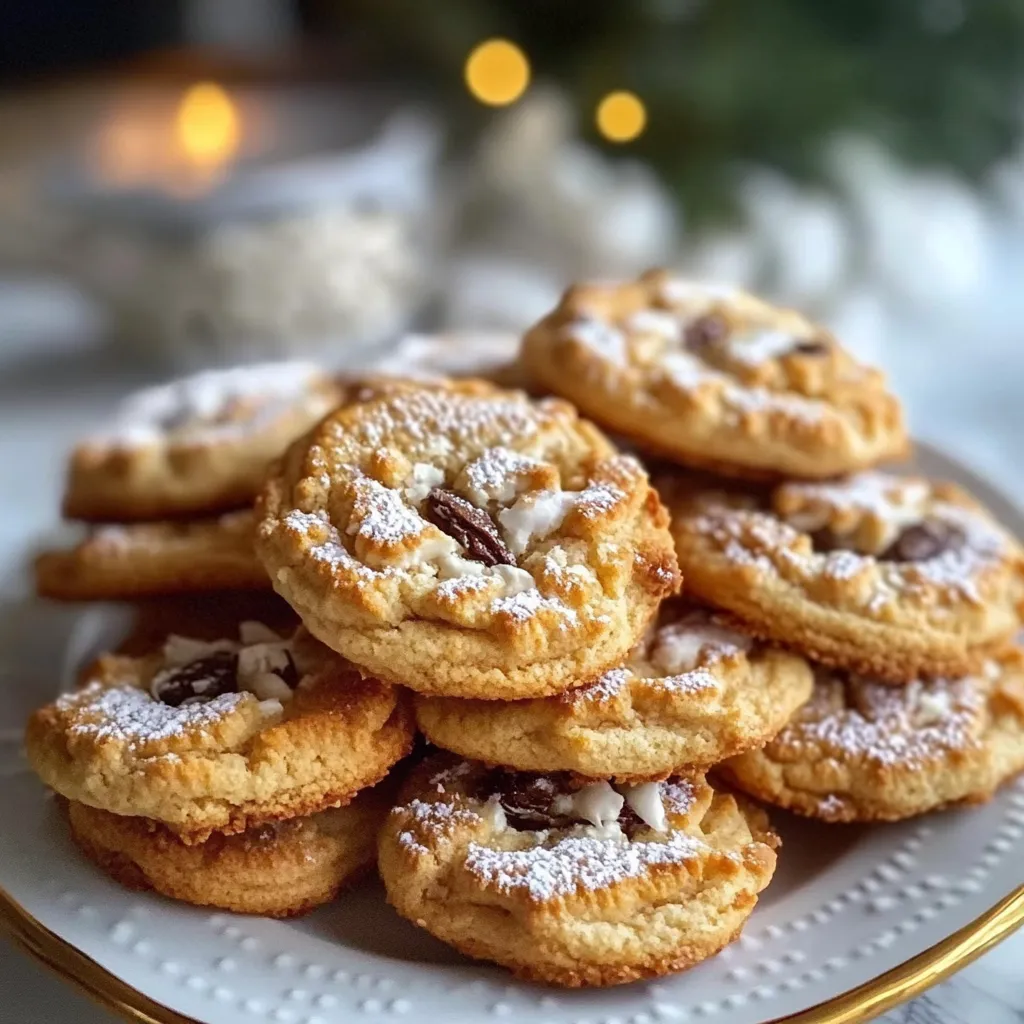 Soft Vanilla Cream Winter Bakery Cookies Tempting