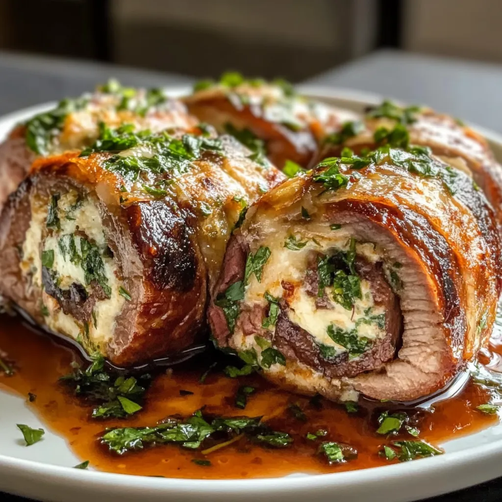 Tasty Stuffed Steak Pinwheels