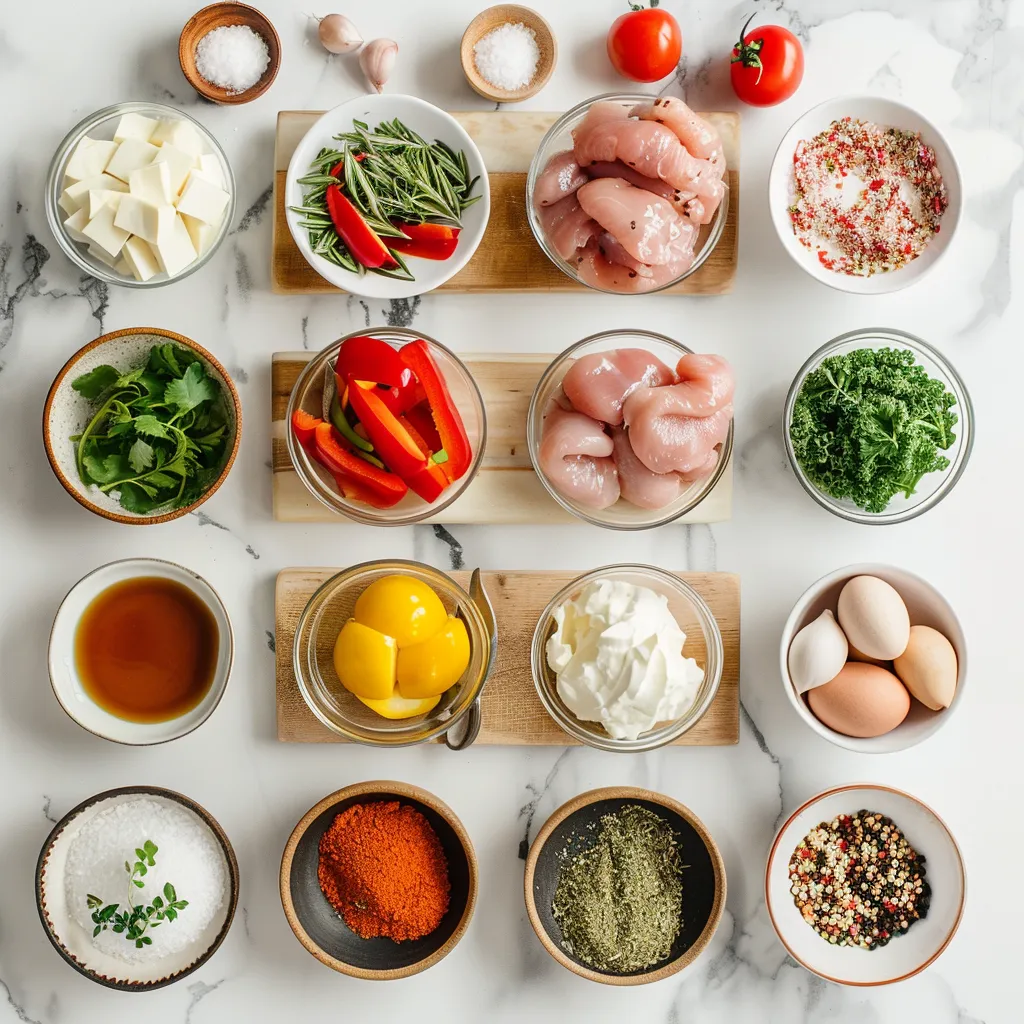 Tempting Vegetarian Pozole ingredients