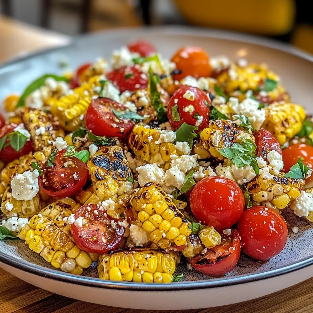 Yummy Corn, Tomato, and Feta Salad