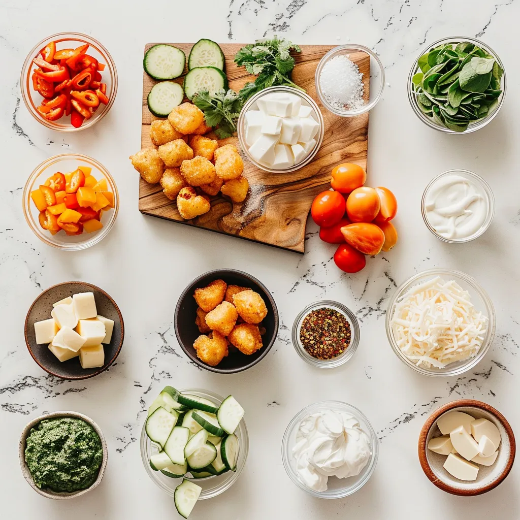 Yummy Loaded Tater Tot Nachos ingredients