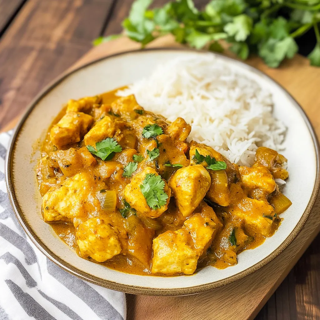 Zesty Crockpot Chicken Curry