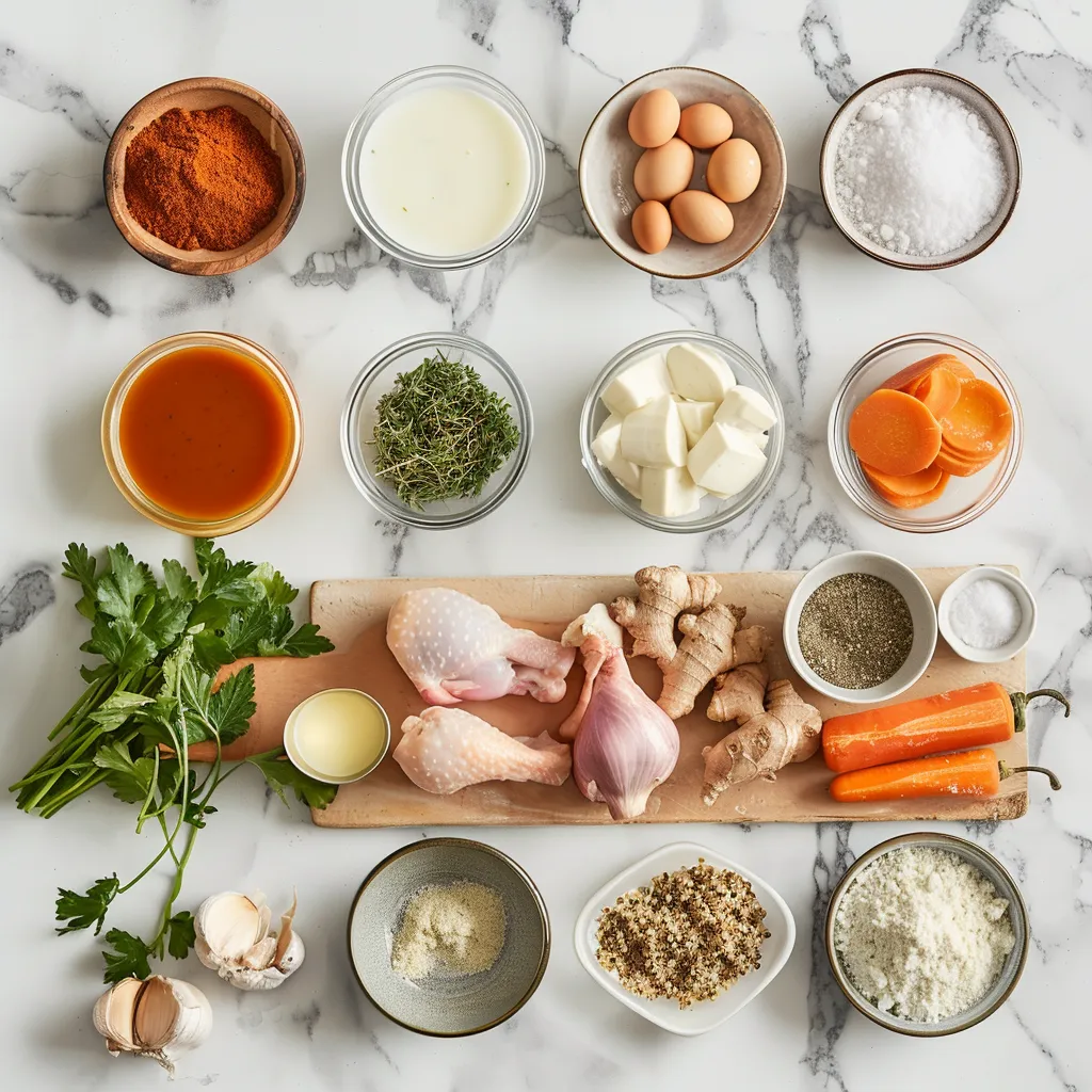 Zesty Crockpot Chicken Curry ingredients
