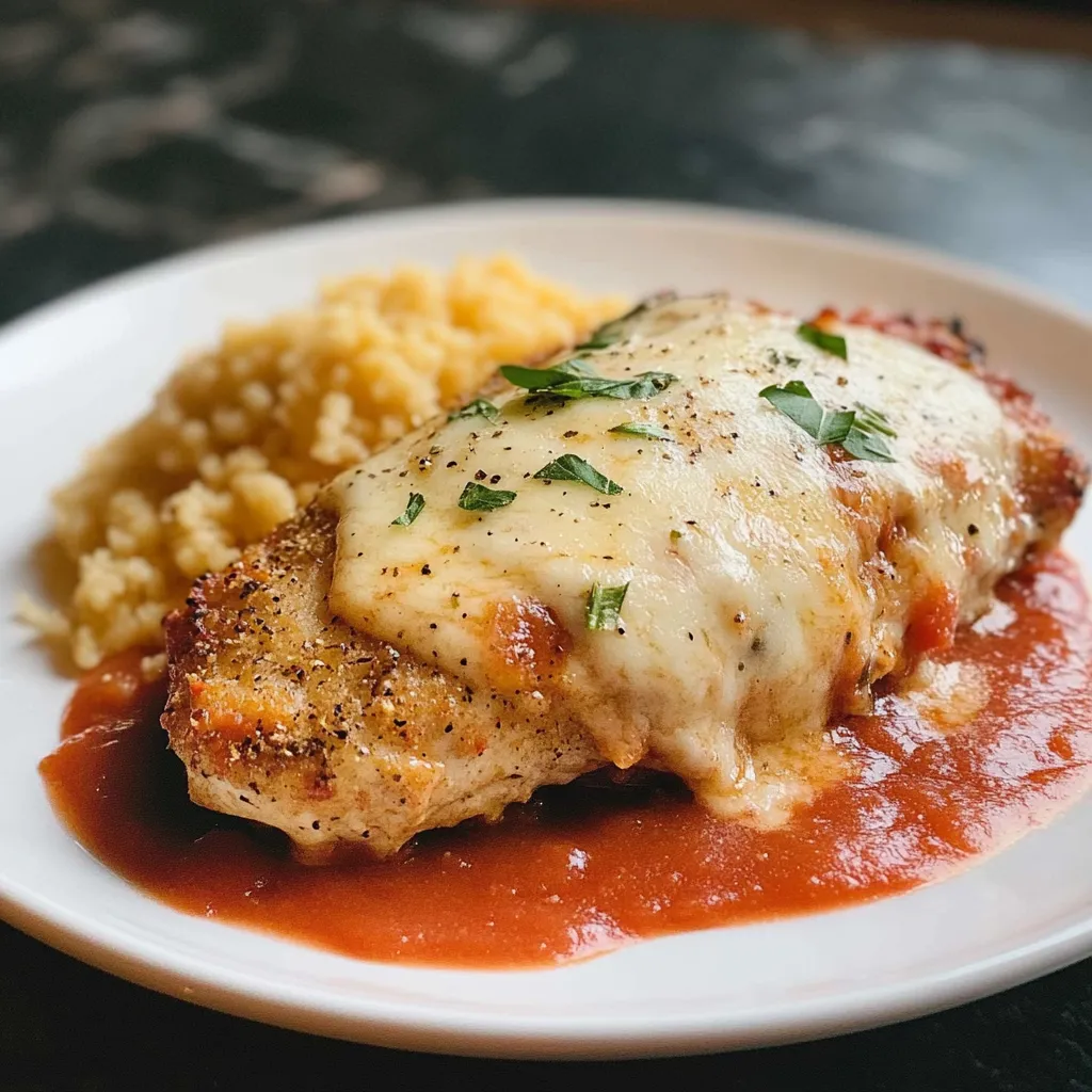 Air Fryer Chicken Parmesan Golden