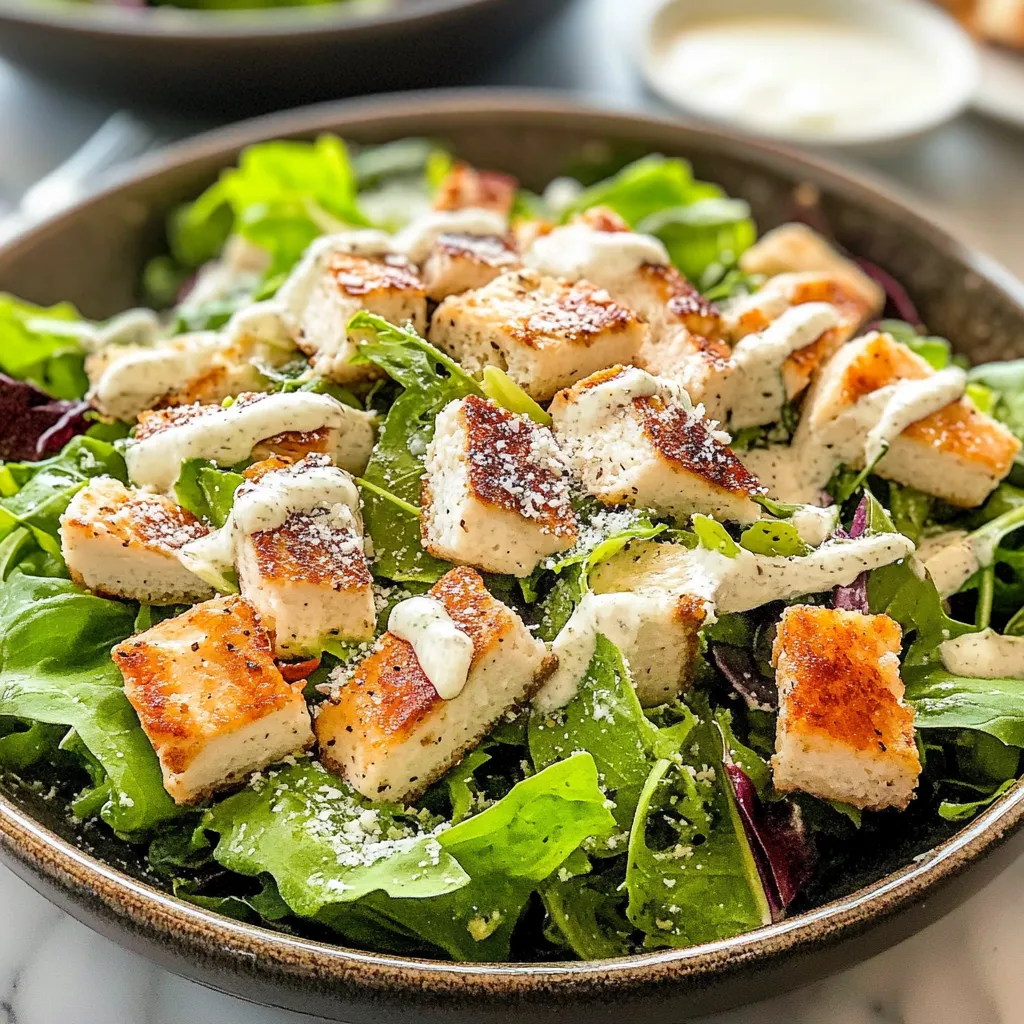 BEST Keto Caesar Salad - Low Carb