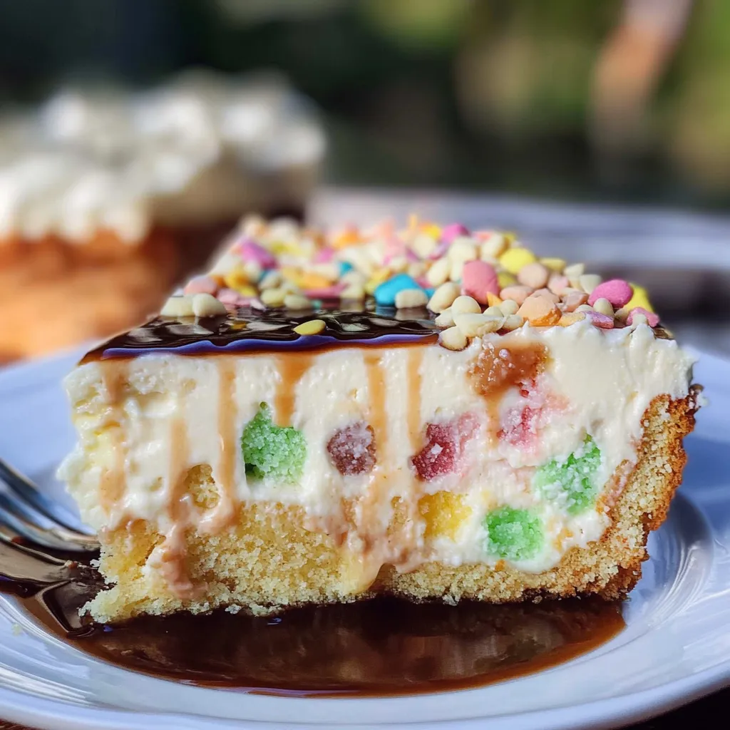 Delicious Spring Poke Cake for Easter Celebrations