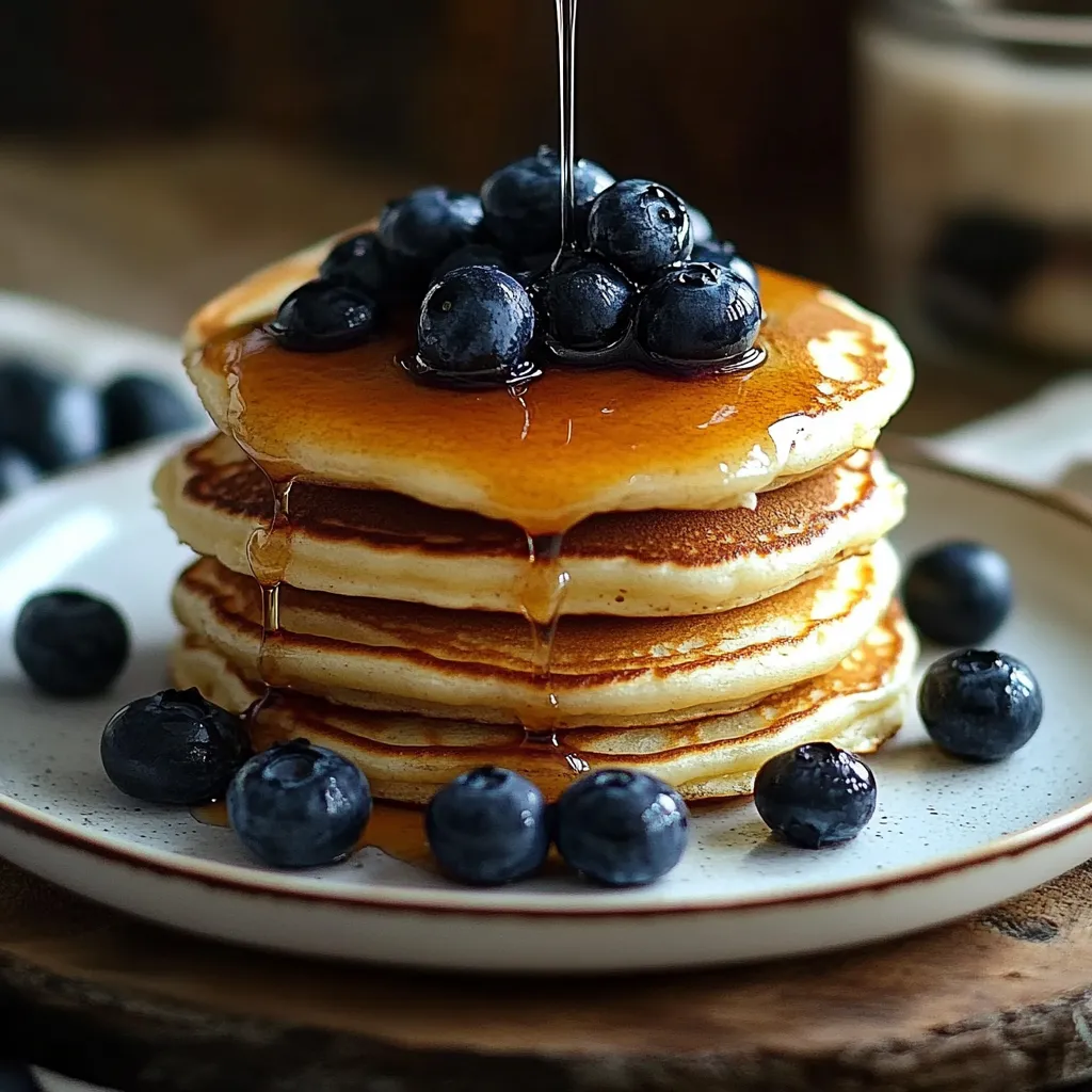 Irresistible Bakery-Style Blueberry Buttermilk Pancakes
