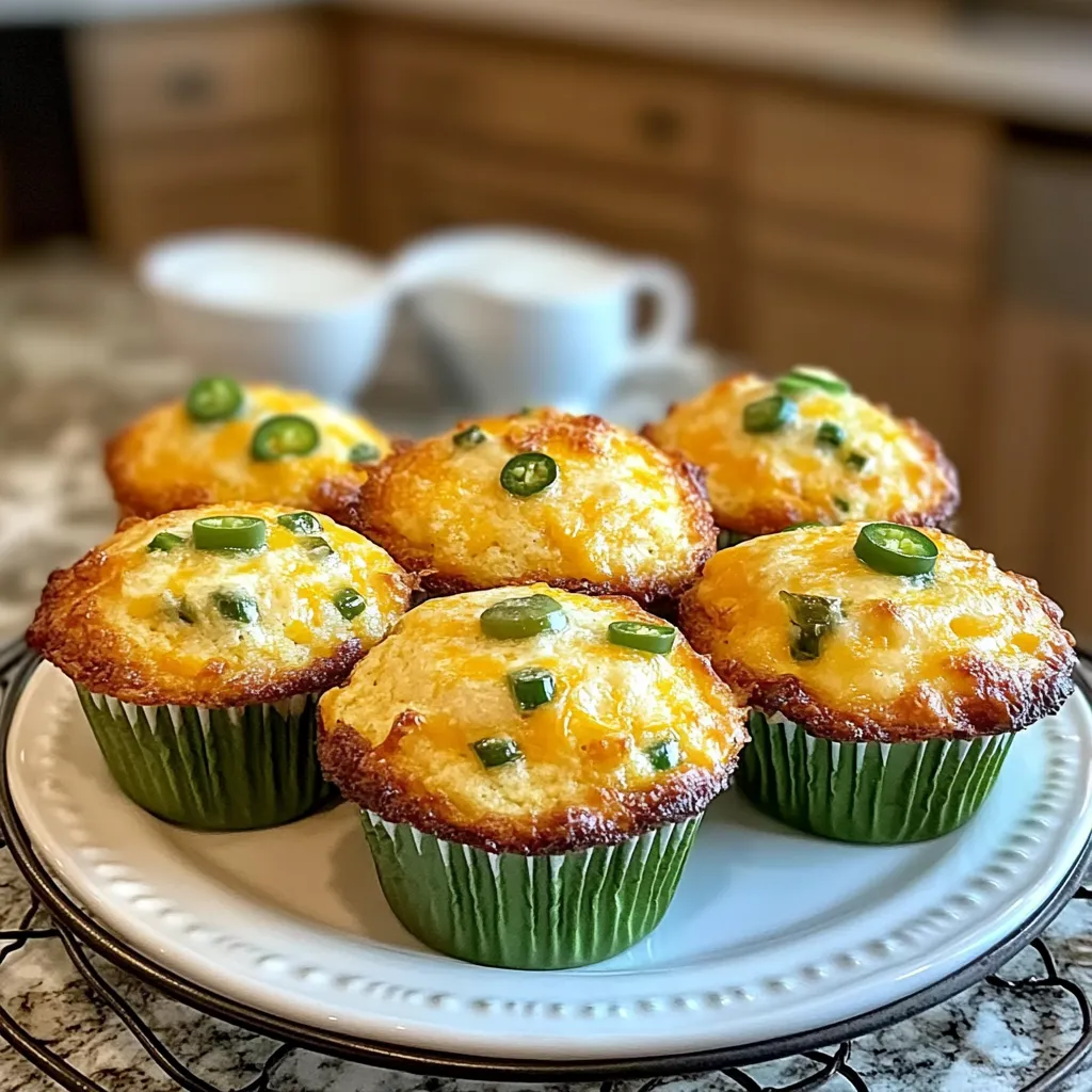 Irresistible Cheddar Jalapeño Cornbread Muffins Recipe