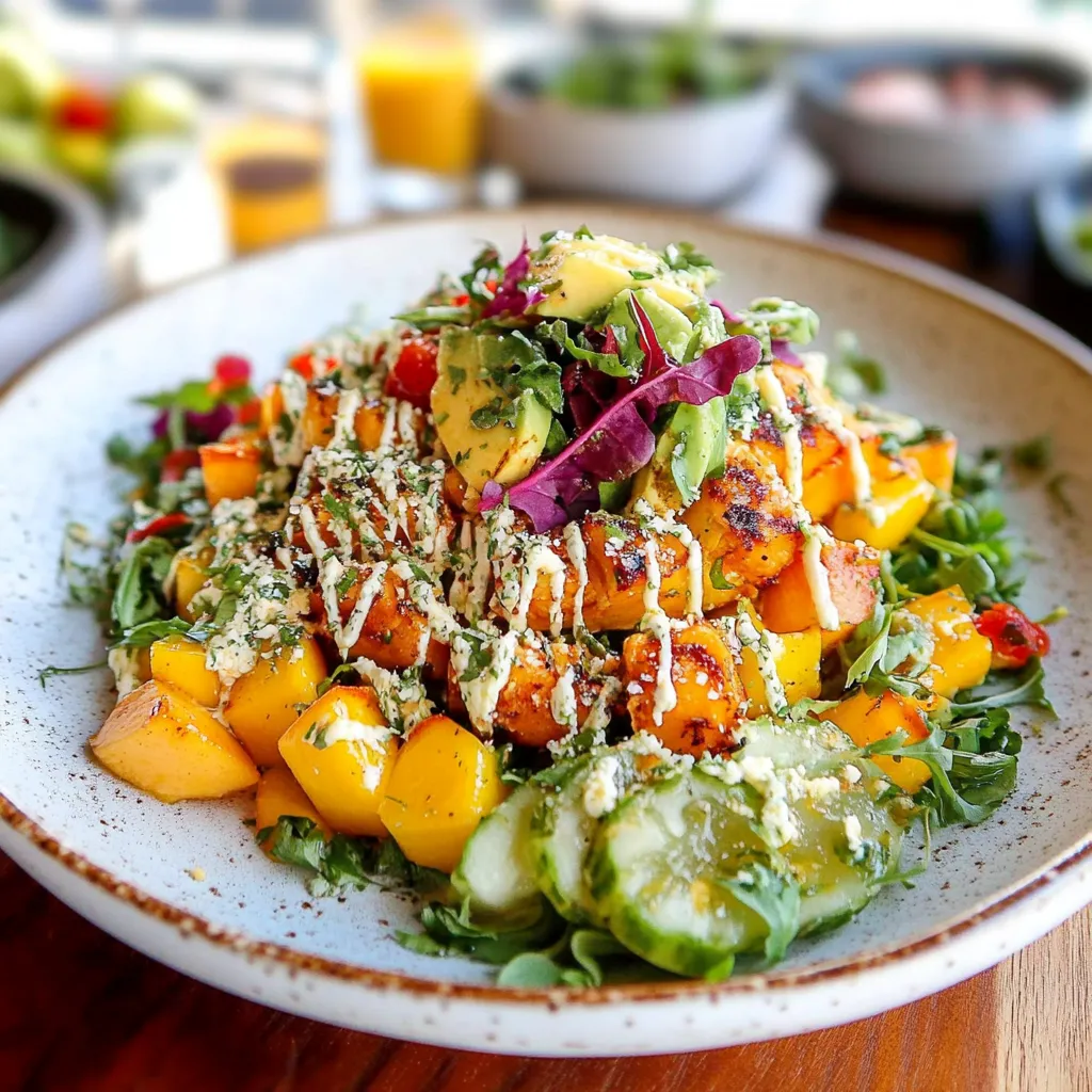 Mango Salad Heavenly