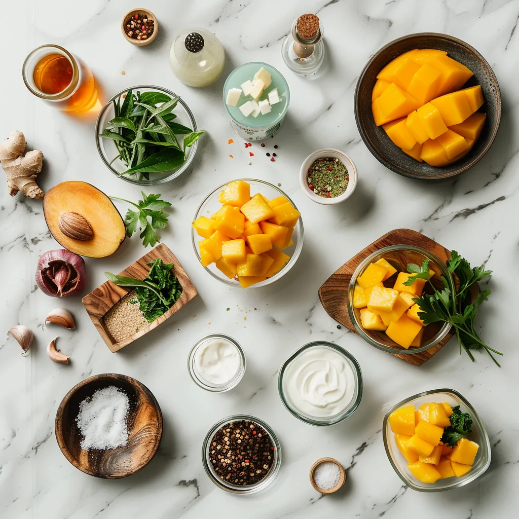 Mango Salad Heavenly ingredients