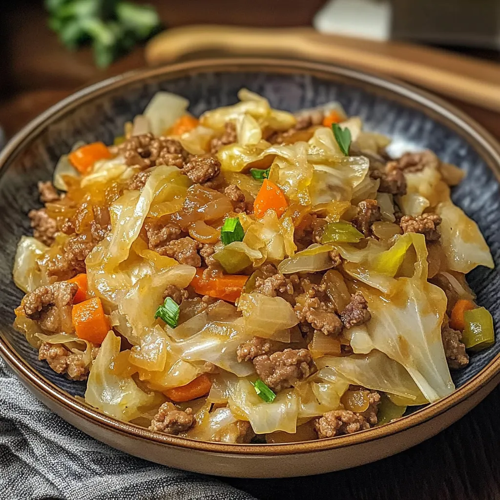 Savory Ground Beef and Cabbage – Comfort Food Delight