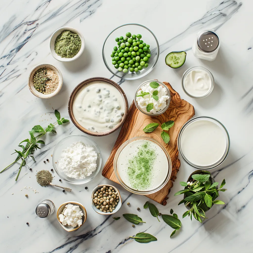 Shamrock Mint Milkshake Pie ingredients