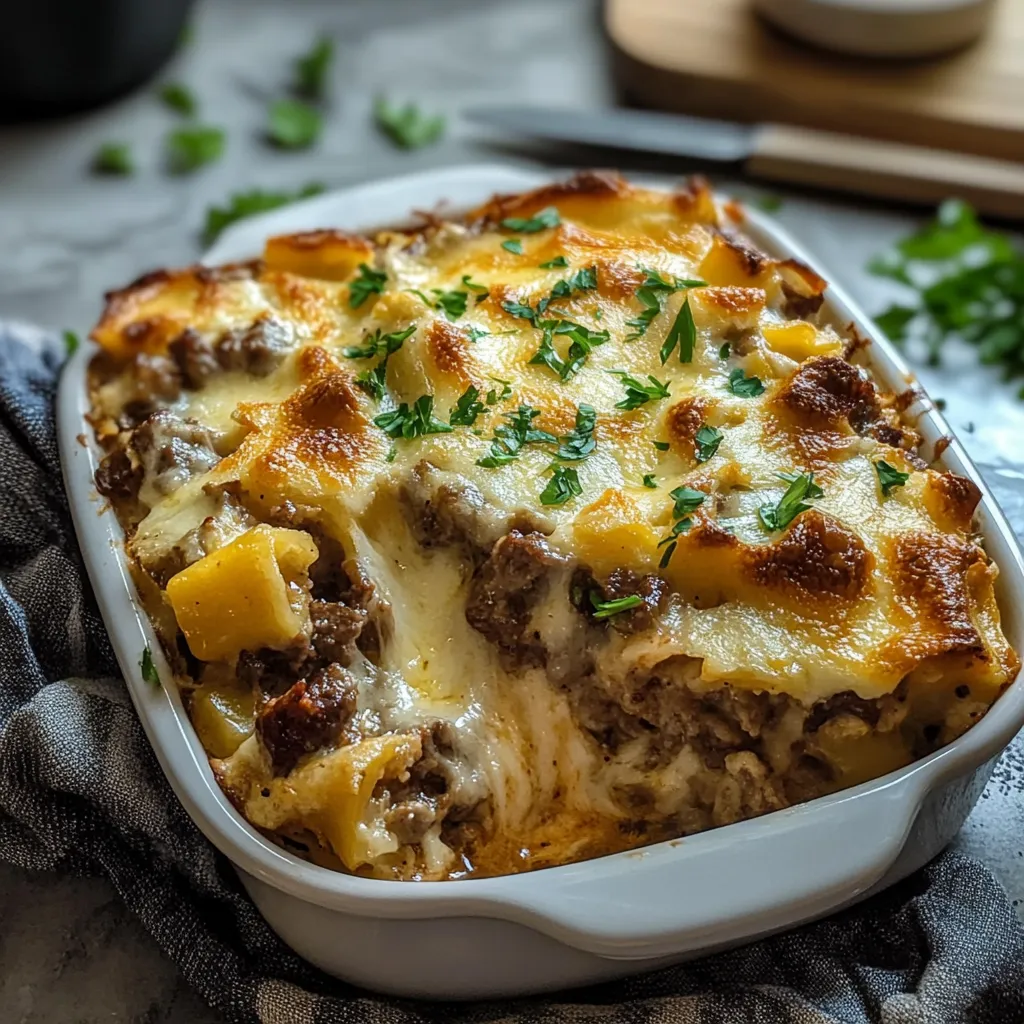 Ultimate Philly Cheesesteak Casserole Irresistible