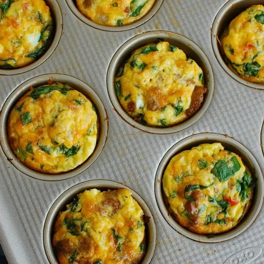 Southwestern Turkey Sausage Egg Cups - Quick Breakfast