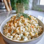 Classic Dill Pickle Macaroni Salad Recipe