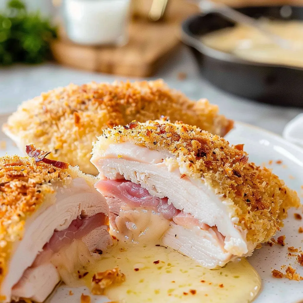 Easy Oven Chicken Cordon Bleu Recipe