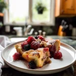Delightful Berries and Cream Overnight French Toast Bake
